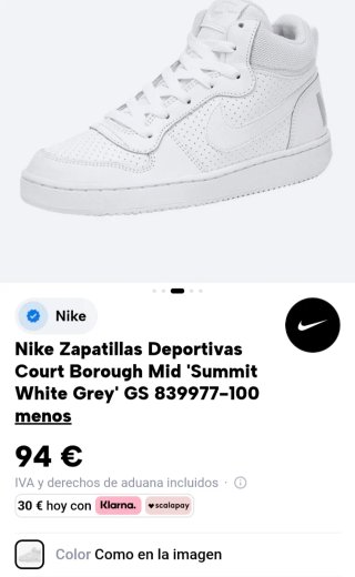 Zapatillas Nike botas