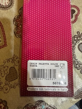 Paletta per dolci Tognana decorata a mano