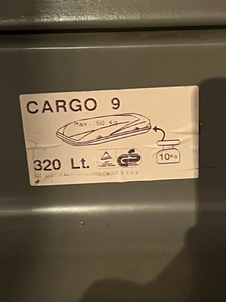 Baúl Techo Coche Gris