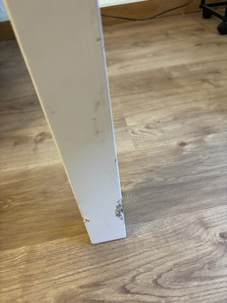 Mesa comedor extensible blanca