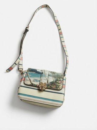 Bolso bandolera tropical con palmera