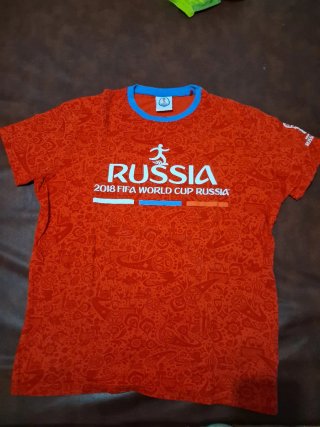 Camiseta Rusia 2018 Roja