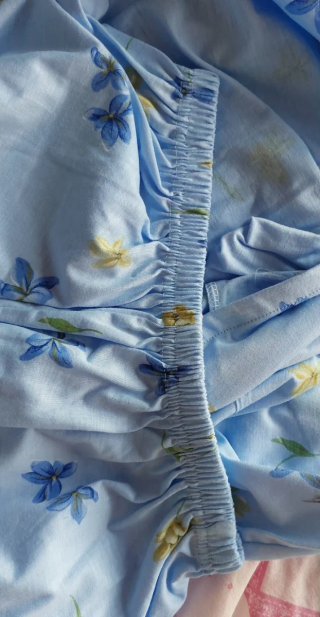 Conjunto Pijama Flores Azul Claro
