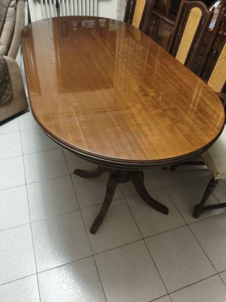 Mesa Comedor Madera Extensible Clásica