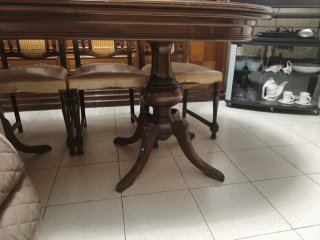 Mesa Comedor Madera Extensible Clásica