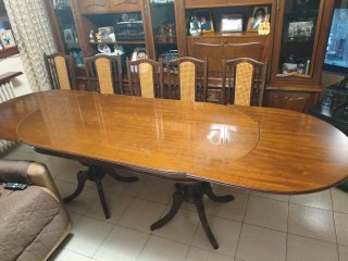 Mesa Comedor Madera Extensible Clásica
