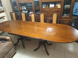 Mesa Comedor Madera Extensible Clásica