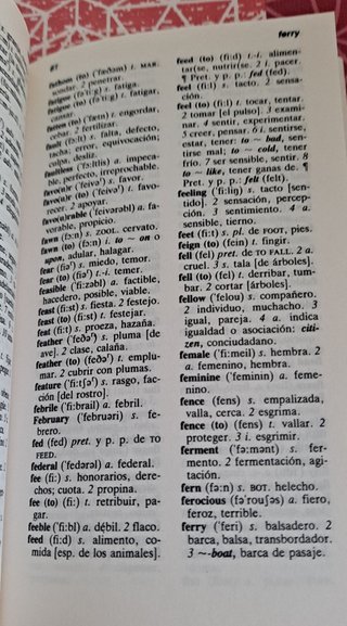 Diccionario inglés-español, español-inglés