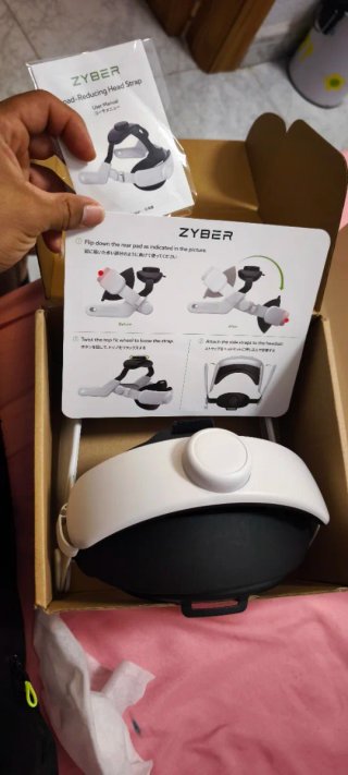 Diadema Zyber Meta Quest 3 Cómoda y funda maletín