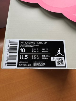 Nike Air Jordan 2 Retro JBalvin Azul T:44