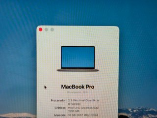 MacBook Pro 2019 i9/16/1TB