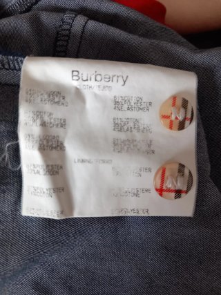 Camisa vaquera Burberry manga corta