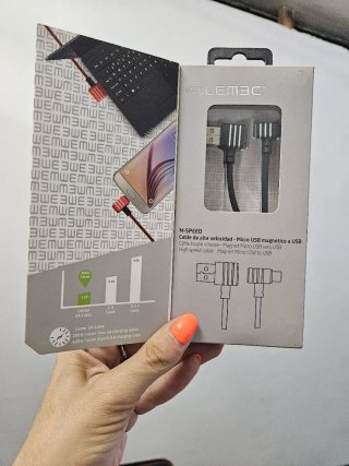 Cable Micro USB Magnético LEMEC 2m