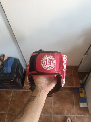 Casco Kick Boxing Competición Rojo
