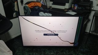 Reparar Samsung TV 55 con golpe