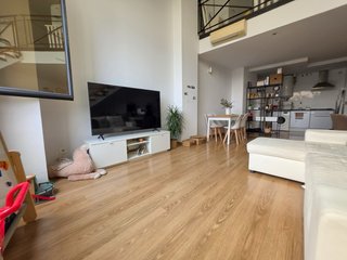 Loft de diseño tipo neoyorquino de doble altura.