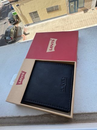 Cartera Levi's Negra Hombre