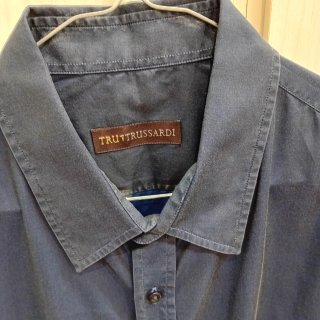 Camicia Trussardi Uomo Blu