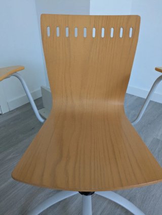 Silla de oficina, giratoria con ruedas