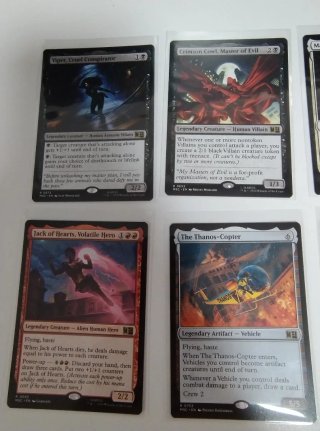 Lote di carte rare Marvel jumpstart mtg
