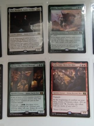 Lote di carte rare Marvel jumpstart mtg