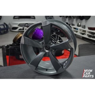 Juego de 4 Llantas 18 Rotor Antracita Brillo AU090