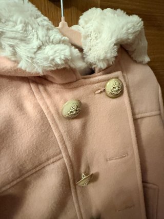 Chaqueta infantil rosa 2 años