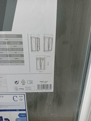 Ventana PVC nueva comprada por error