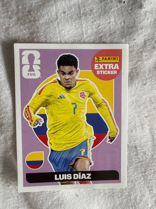 Panini Extra Sticker Luis Diaz Lila