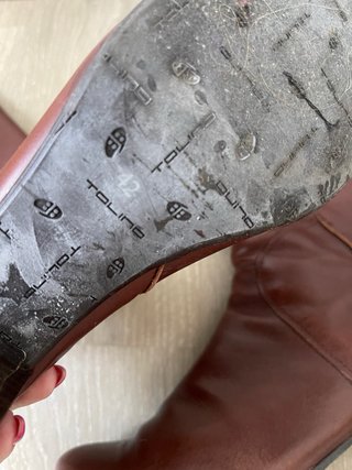 Botas de piel marrones