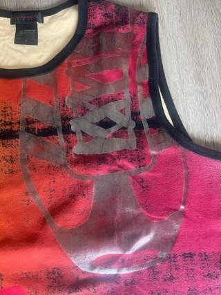Camiseta Custo Barcelona Talla 3 Diseño Abstracto