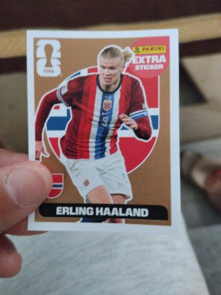 Carta Panini FIFA Erling Haaland Extra Sticker