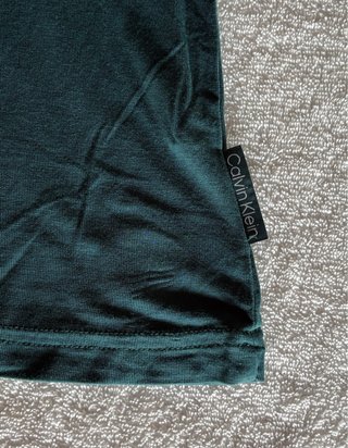 Camiseta Pijama Modal Calvin Klein Verde Talla M