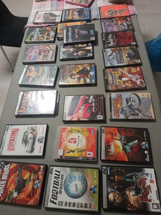 Lote  Juegos PC: StarCraft, Harry Potter, Half-L