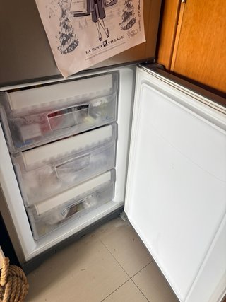 Nevera Indesit Plateada 2m