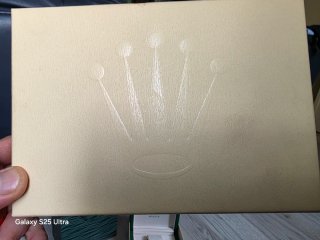 Scatola custodia Rolex Verde e Oro