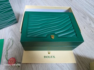 Scatola custodia Rolex Verde e Oro