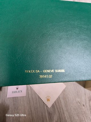Scatola custodia Rolex Verde e Oro