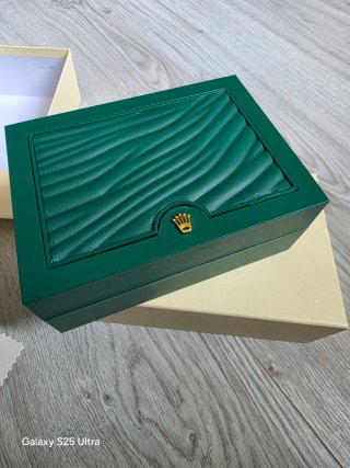 Scatola custodia Rolex Verde e Oro