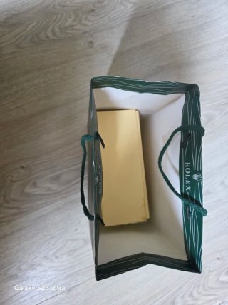 Scatola custodia Rolex Verde e Oro