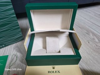 Scatola custodia Rolex Verde e Oro