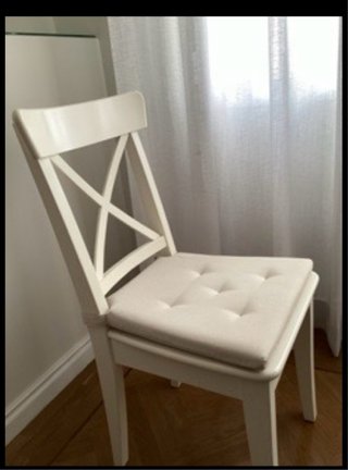 Conjunto mesa y 6 sillas madera