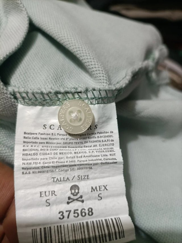 Polo Scalpers verde Taglia S