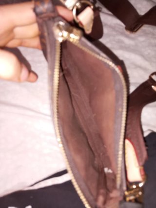 Bolso Louis Vuitton Marrón y Dorado