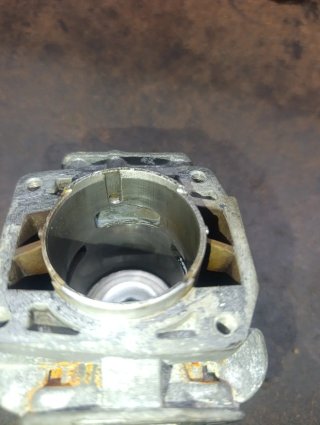 Cilindro y pistón Kawasaki TJ45