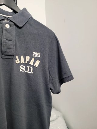 Polo gris Superdry