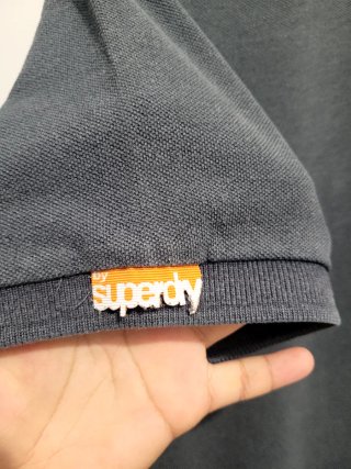 Polo gris Superdry