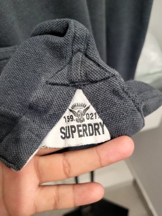 Polo gris Superdry