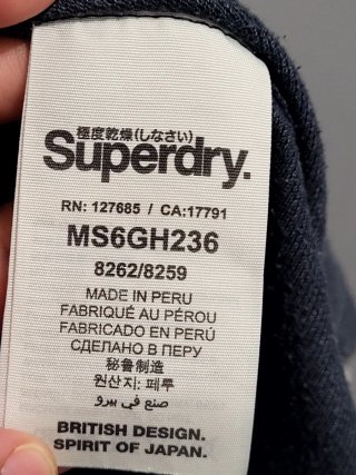 Polo gris Superdry