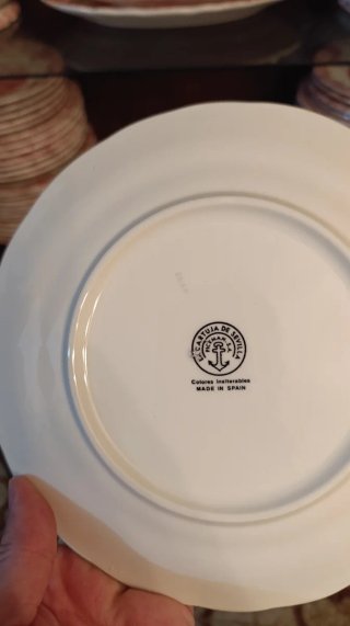 Vajilla La Cartuja de Sevilla